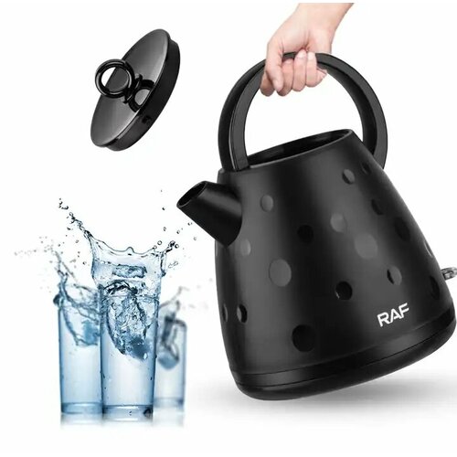 Чайник электрический из нержавеющей стали RAF R-7807 2200 Вт 2 л черный 499000₽