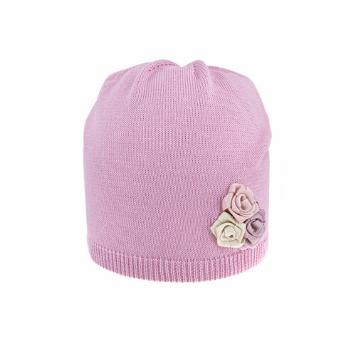 фото Шапка бини андерсен, размер 48-50, розовый