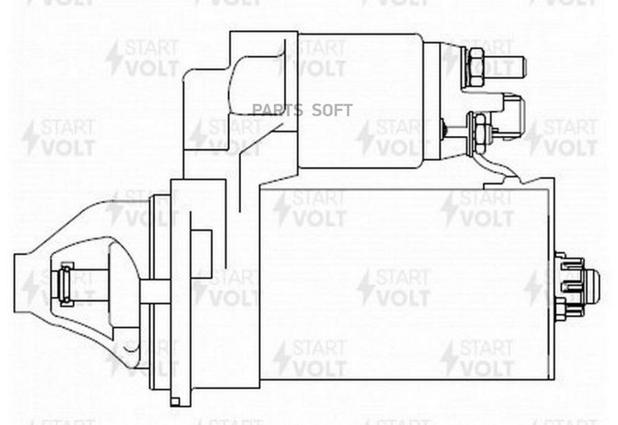 STARTVOLT LST2610 Стартер для а/м BMW 5 F10 (11-)/3 F30 (12-)/X3 F25 (11-) 2.0i AT 2,1кВт (LSt 2610)