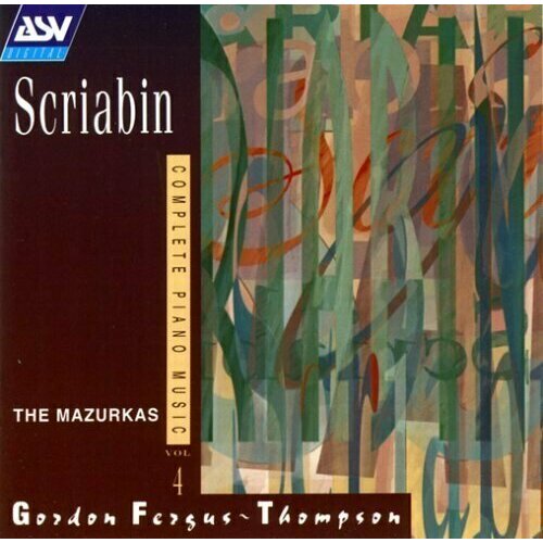 Scriabin - Piano Music Vol 4. Fergus-Thompson m type universal musical instrument music clip plastic music book piano music file song piano score 4 leg clip avant garde