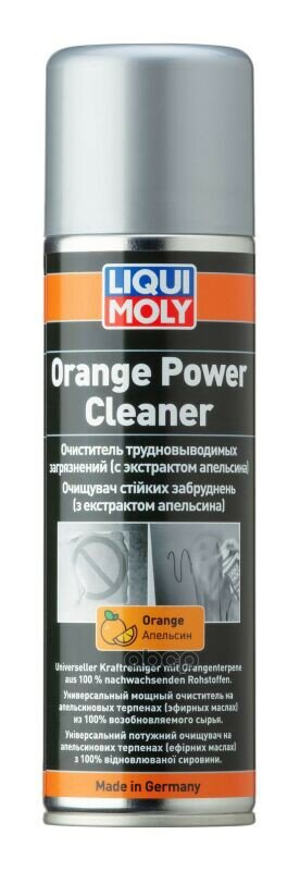 Очист. Трудновывод. Загряз. (С Экстр. Апельсина) Orange Power Cleaner (0,3Л) Liqui Moly 39044 LIQUI MOLY арт. 39044