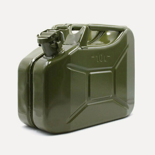 Изображение товара Канистра "Premium" 10 литров (10л), ГСМ, для бензина, металл 0.7 мм.