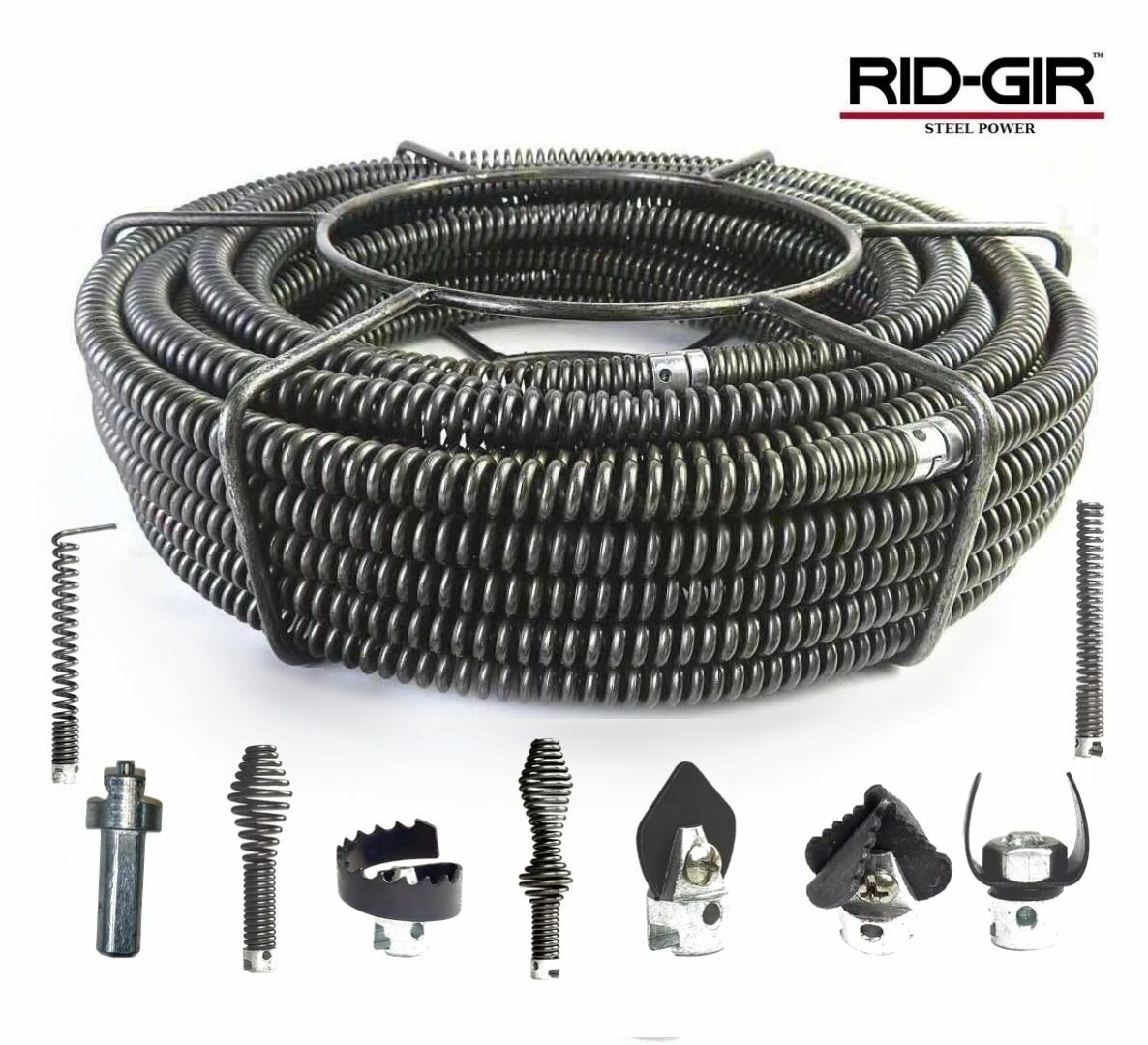 Комплект спиралей Premium RID-GIR 16mm / 20м. п 8 насадок