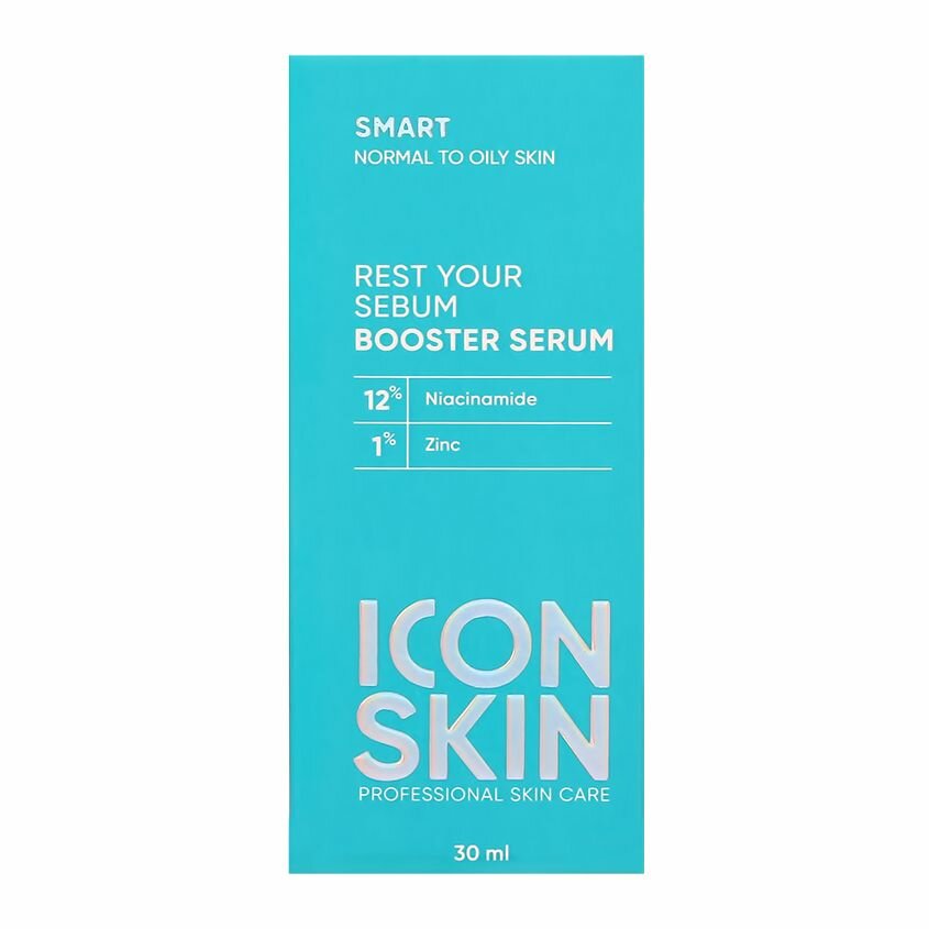 Себорегулирующая сыворотка-концентрат с ниацинамидом Rest Your Sebum, 30 мл Icon Skin - фото №17