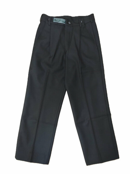 Школьные брюки Van Cliff, размер 152, черный