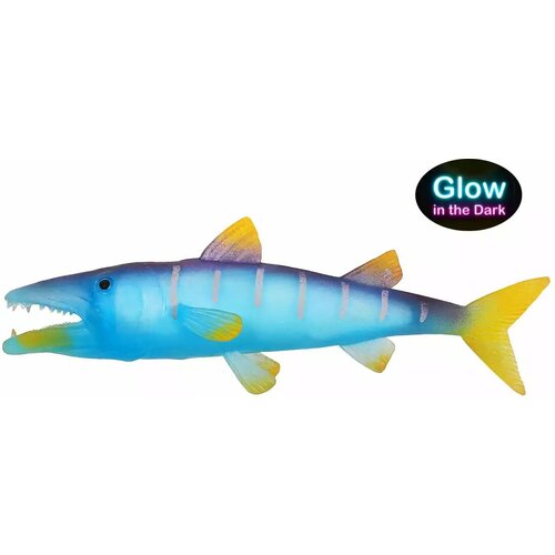 Детская игрушка рыбы в виде Барракуды, светящаяся в темноте W6328-6B Я играю в зоопарк