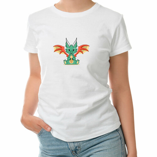 фото Футболка roly, размер s, белый