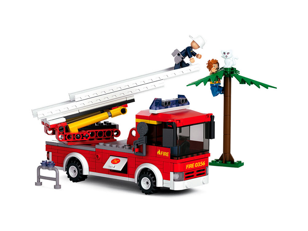 фото Конструктор Sluban Пожарные M38-B0625 Конструктор Пожарная машина