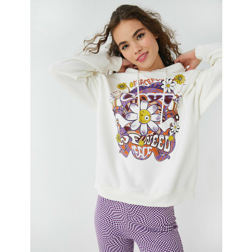 фото Худи koton, размер l, бежевый