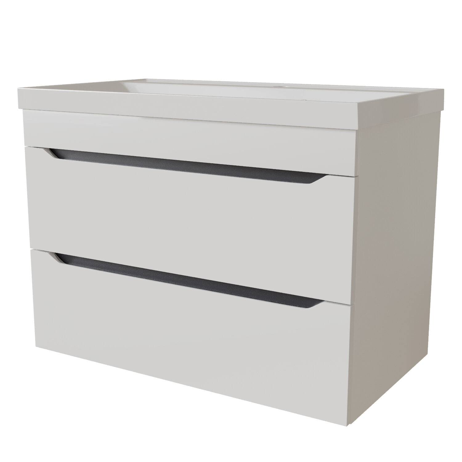 фото Тумба д/ванной "Лайн-80" подвесная под ум. Fest-80 (Sanita Lux) (ПВХ)