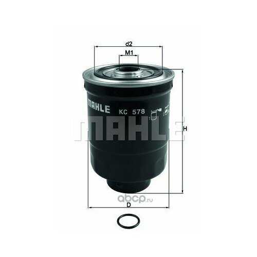 Фильтр топливный hyundai/mitsubishi mot.2,5did/2,5crdi knecht/mahle kc 578d