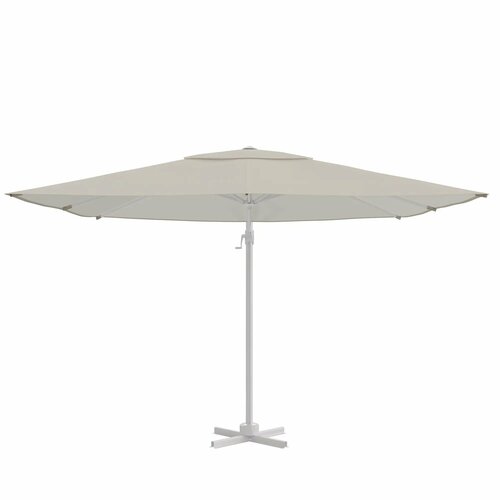 Зонт с боковой опорой Naterial Aura 286x286 h 264 см квадрат белый