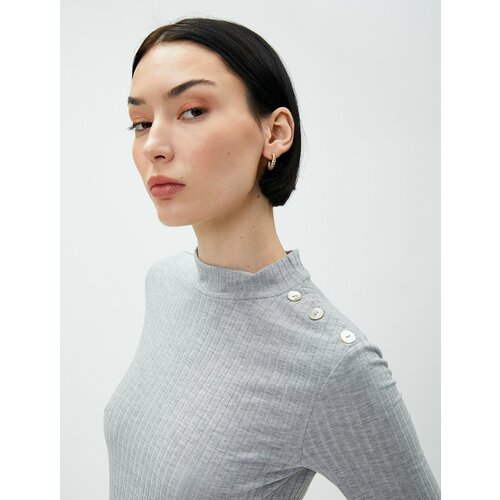 фото Футболка koton, размер l, серый