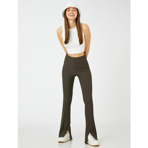 фото Брюки koton, размер m, хаки