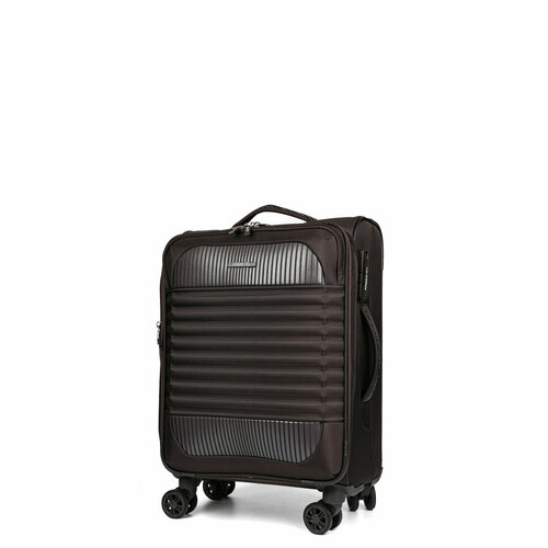 чемодан airport 2 колеса 59 см Умный чемодан FABRETTI TRM2311-20-12, 27.5 л, размер S, коричневый