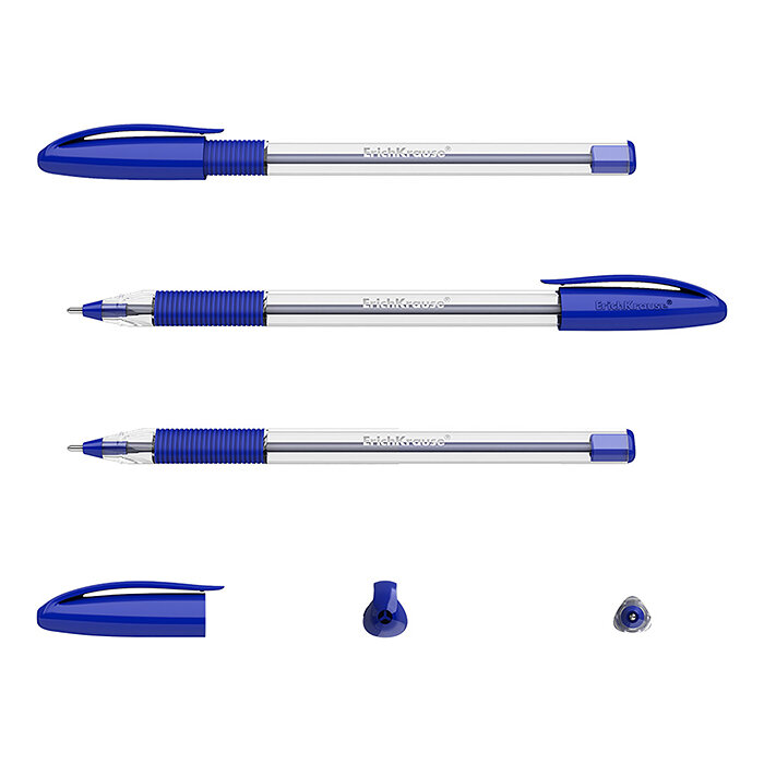 Ручка Erich Krause U-109 Classic Stick&Grip шариковая синяя - фото №12