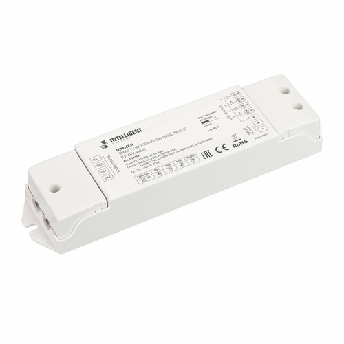 INTELLIGENT ARLIGHT Диммер SMART-DALI-104-72-SH-DT6/DT8-SUF (12-48V, 4x5A) (IARL, IP20 Пластик, 5 лет) zigbee диммер 12 54v gledopto rgbw