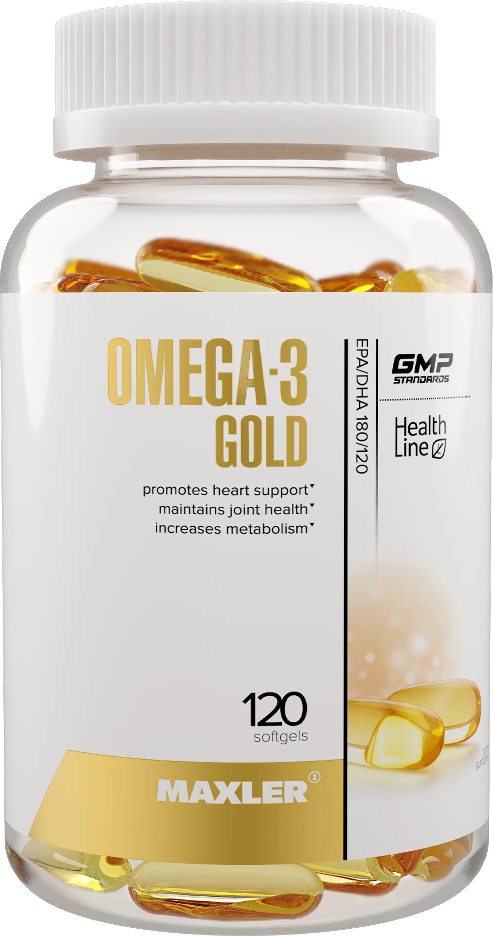 Омега 3 Maxler Omega-3 Gold 120 шт