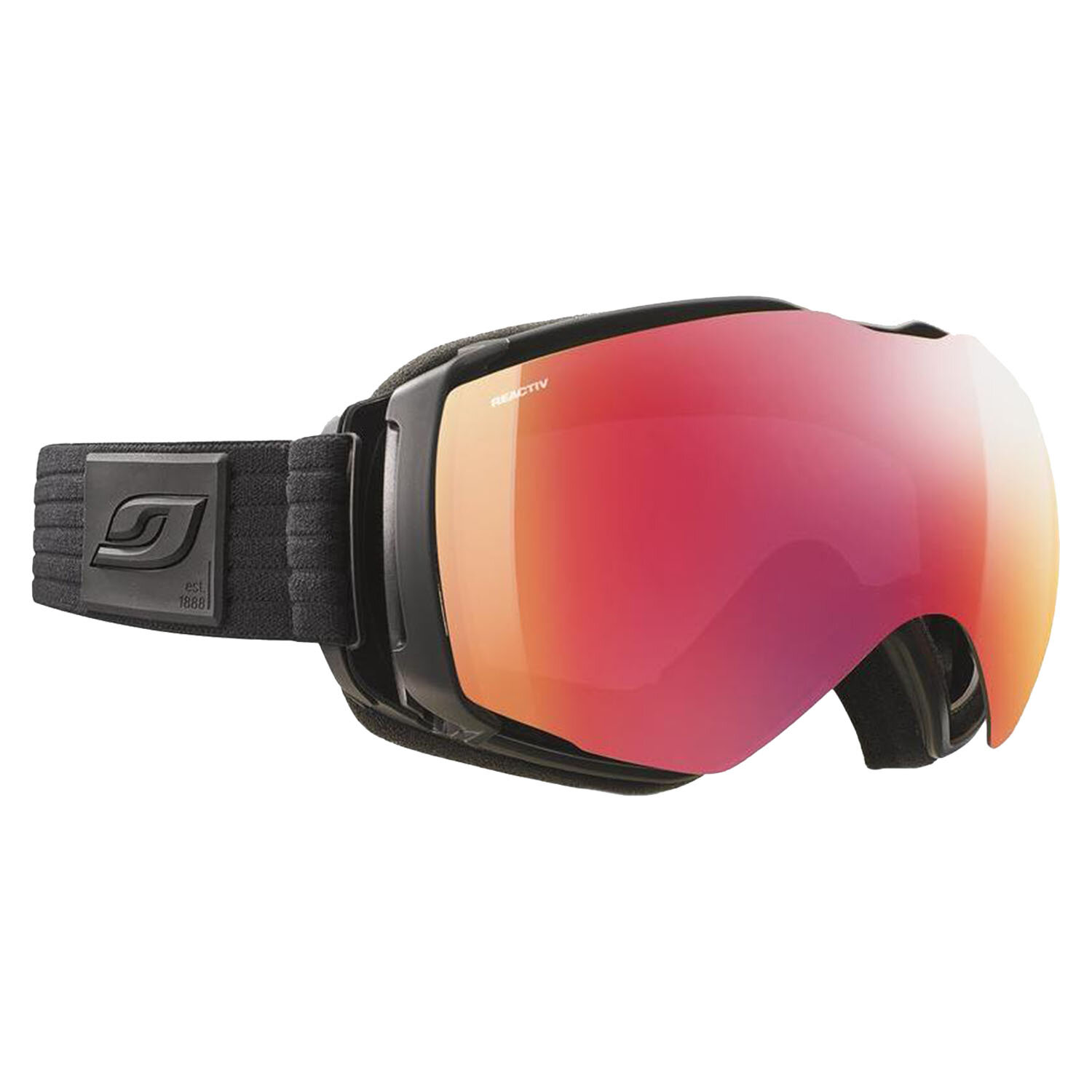 Очки горнолыжные Julbo Titan Otg Black/Reactiv 2-3 Glarecontrol Flash Red (US: XXL)