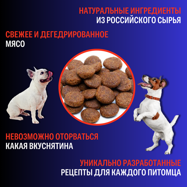 Сухой корм для собак "SHEVPETS Стандарт" с индейкой, 15кг