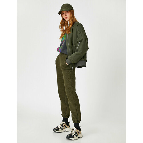 фото Брюки koton, размер s, хаки