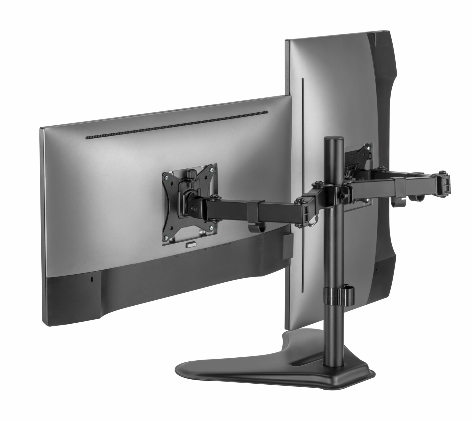 Настольный кронштейн для двух мониторов / телевизоров iTECHmount MTM-211M (17" - 32") — фото 9