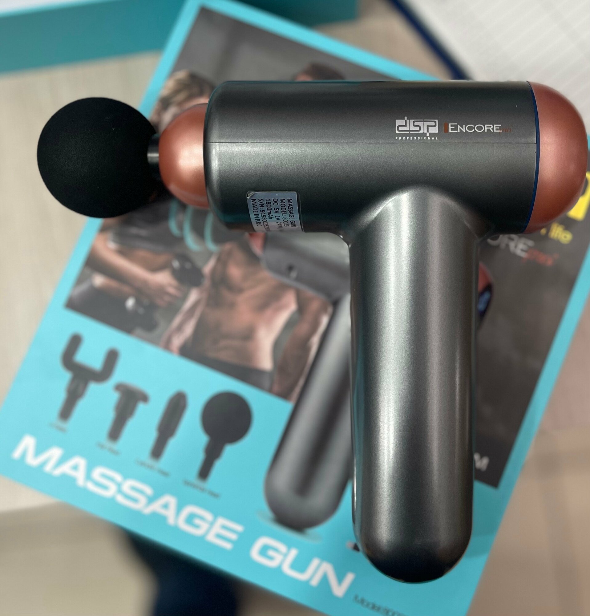 Перкуссионный массажный пистолет Massage Gun пистолет для тела