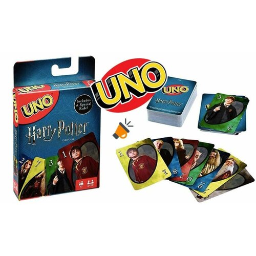 Настольная игра Уно Minecraft Uno Гарри Поттер Harry Potter