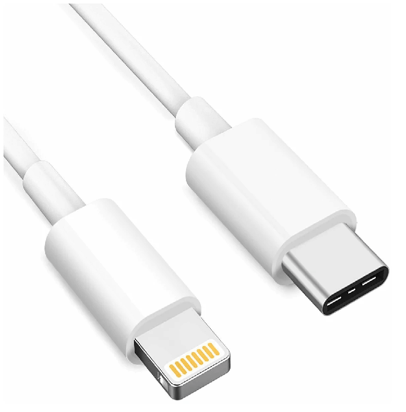 Кабель для зарядки Type-C USB to Lightning 1м белый