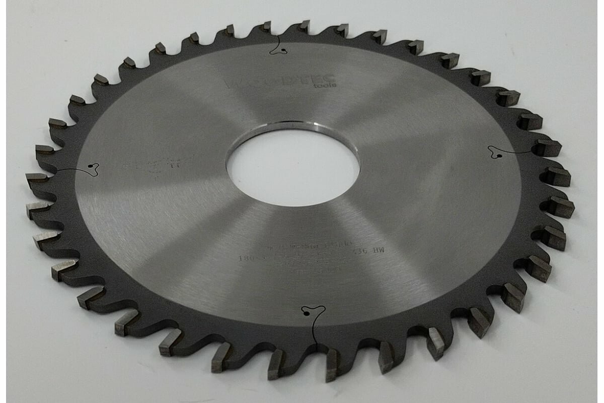 Монтажные Пилы Woodtec Пила подрезная коническая ф180x45x4,7-5,9 z36 ВИ 337386