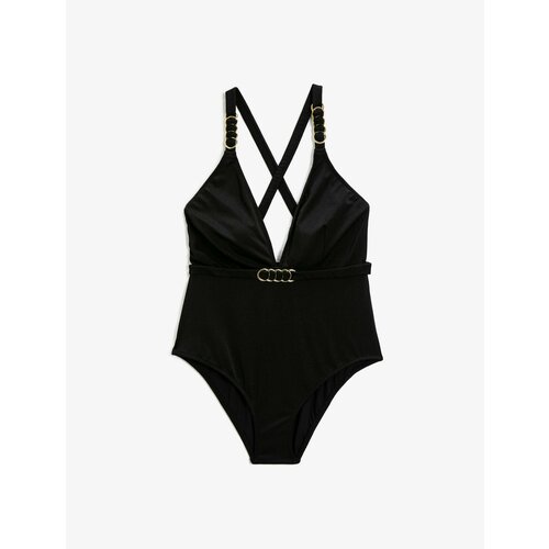 фото Купальник koton, размер 34, черный