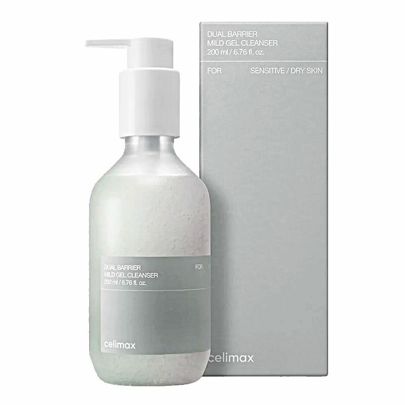 Бережный гель для умывания лица Celimax Dual Barrier Mild Gel Cleanser 200 мл
