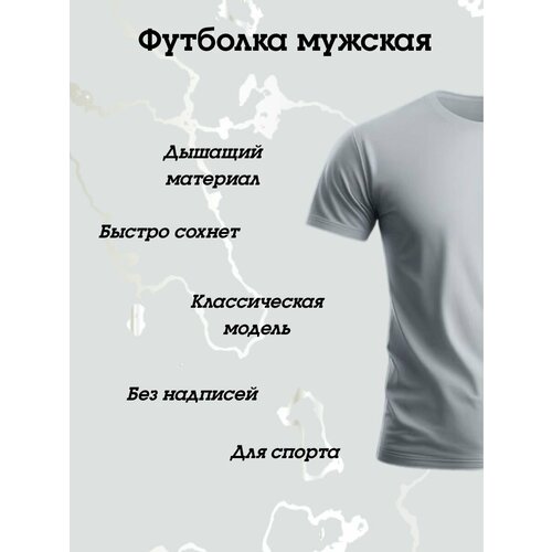 фото Футболка, размер xl 2xl, серый нет бренда
