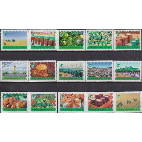 Почтовые марки Туркменистан 2021г. Сельское хозяйство Туркменистана Сельское хозяйство MNH