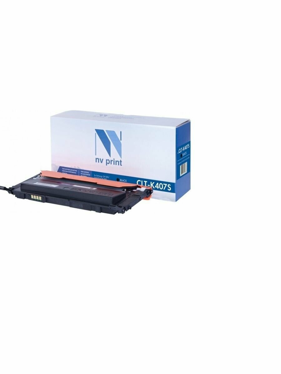 Картридж лазерный NV-Print совместимый CLT-K407S Черный