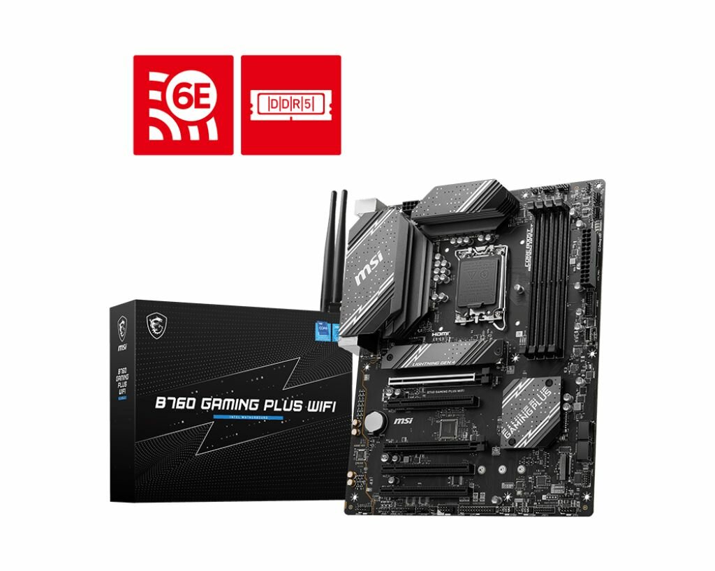 Материнская плата ATX MSI B760 GAMING PLUS WIFI DDR5