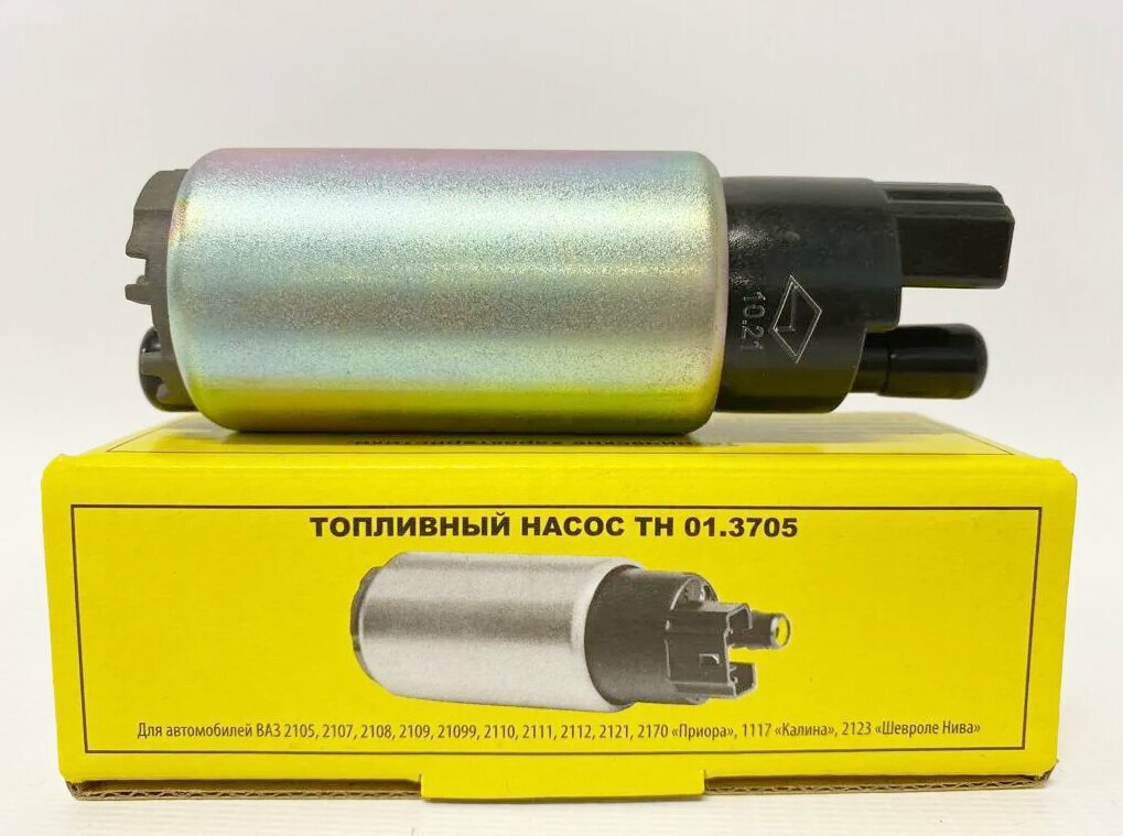 фото Топливный насос ТН 01.3705 (Мотор ЭБН) Омега для автомобилей ВАЗ 2108-21099, 2110-2110, 2121, Шевроле Нива, Приора, Калина