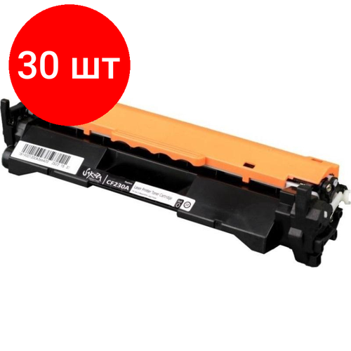 Комплект 30 штук, Картридж лазерный Sakura 30A CF230A чер. для HP LJ Pro M203/M227 комплект 30 штук картридж лазерный комус 30a cf230a чер для hp lj pro m203 m227