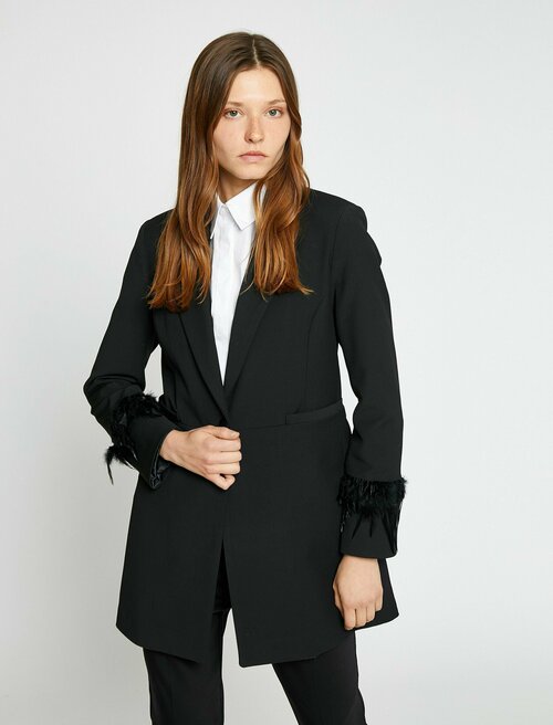 Пиджак KOTON, размер 42, черный