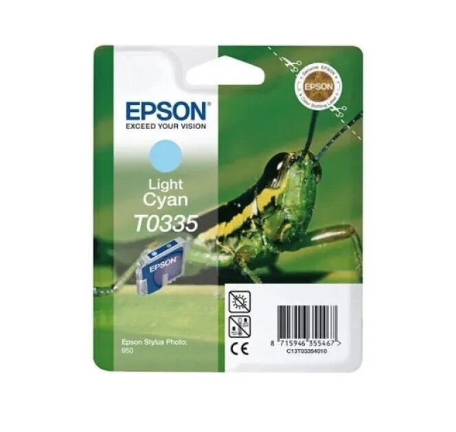 Картридж Epson C13T03354010, светло-голубой