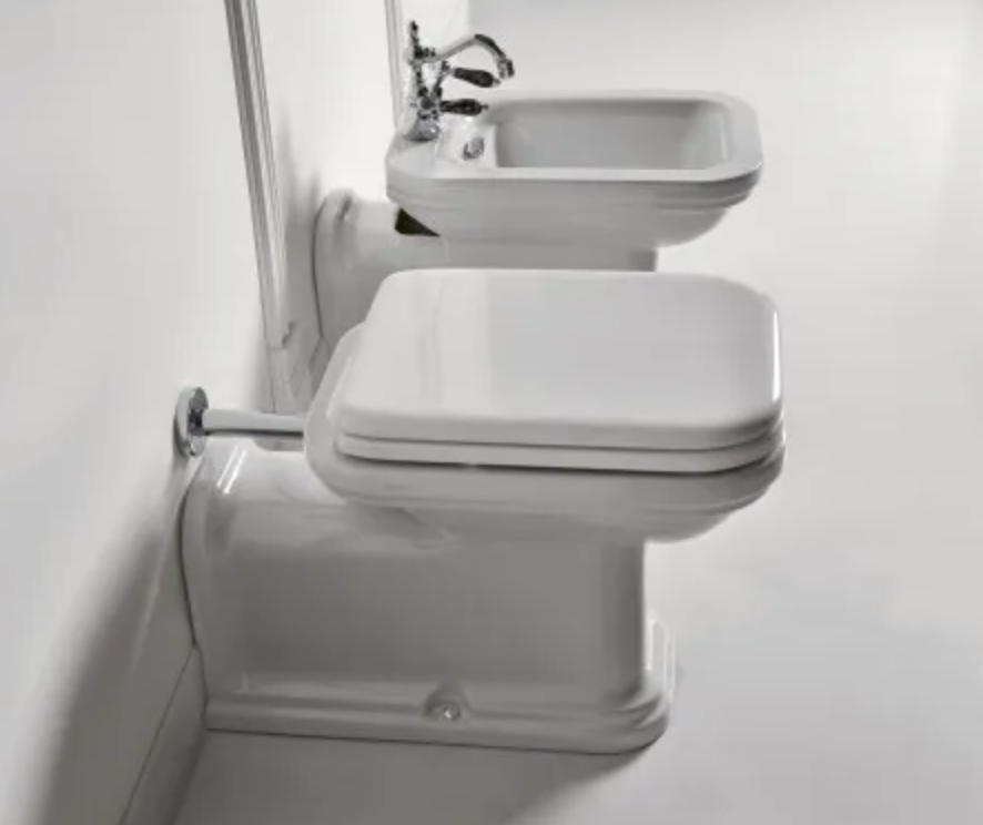 Kerasan Waldorf Prolungato 4116 7552 белый/хром