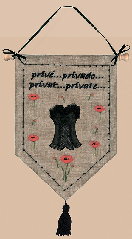 Набор для вышивания Le Bonheur Des Dames Аксессуар, Prive, личное, 17х25 см (ND. BD.5056)