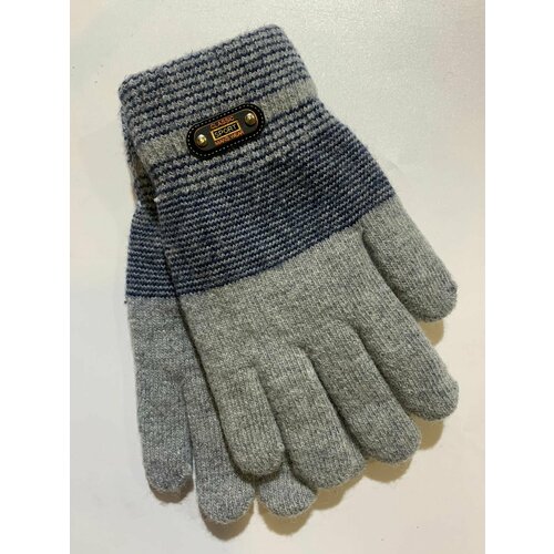 фото Перчатки albert&gloria, размер 6, синий, серый