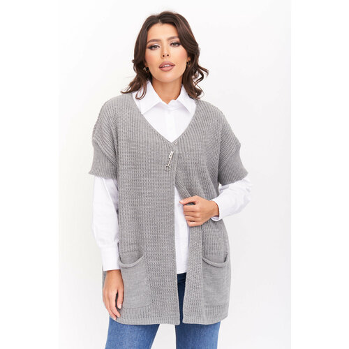 фото Жилет злата, размер 44/50, серый