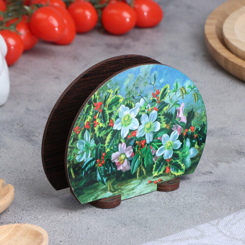 Салфетница Анемоны 13х10х5 см 2шт 561₽