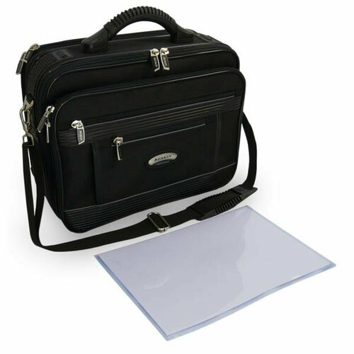 Сумка мессенджер Beskin, фактура зернистая, черный