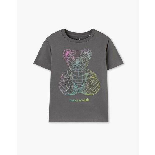 фото Футболка gloria jeans, размер 4-5л/110 (30), серый