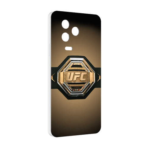 Чехол MyPads UFC единоборства мужской для Infinix Note 12 2023 (X676C) задняя-панель-накладка-бампер чехол mypads ufc единоборства мужской для infinix smart 7 задняя панель накладка бампер