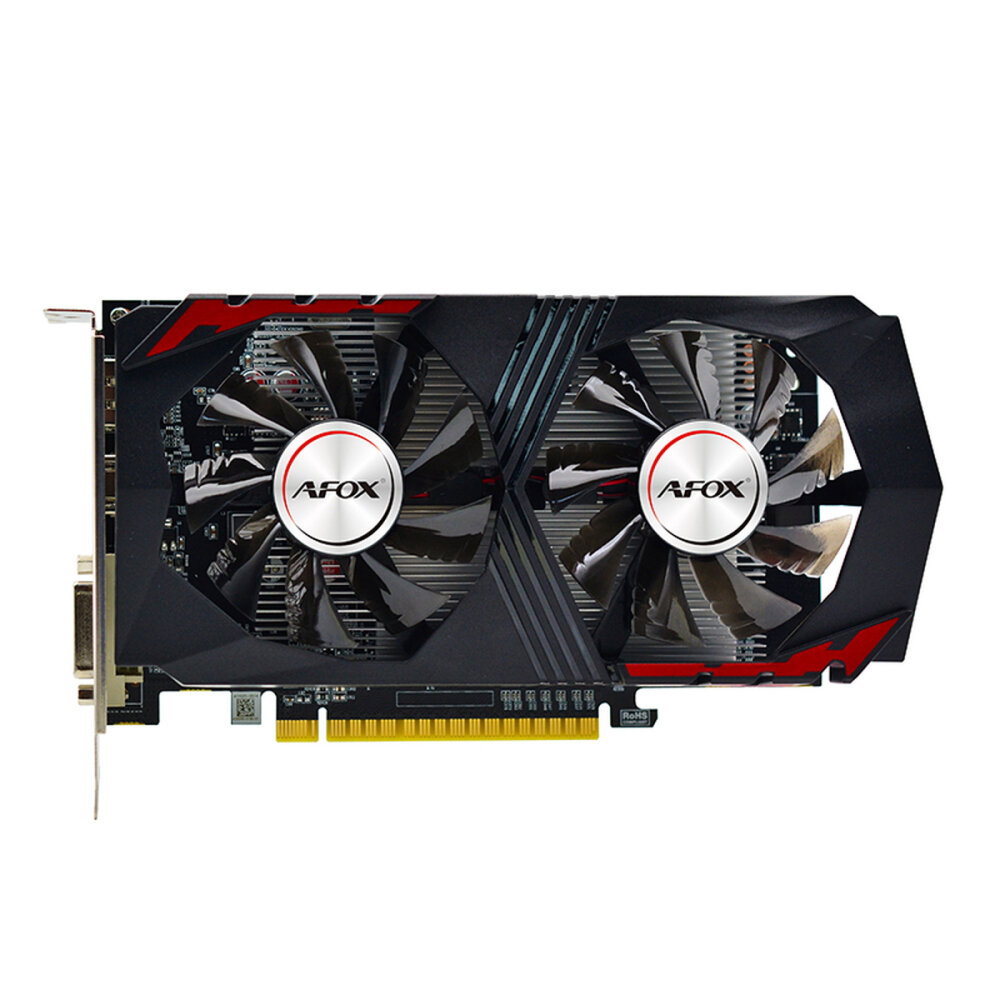 Видеокарта Afox GeForce GTX750Ti (2Гб, GDDR5,128bit, DVI, HDMI, VGA AF750TI -2048D5H5 -V2, ret)