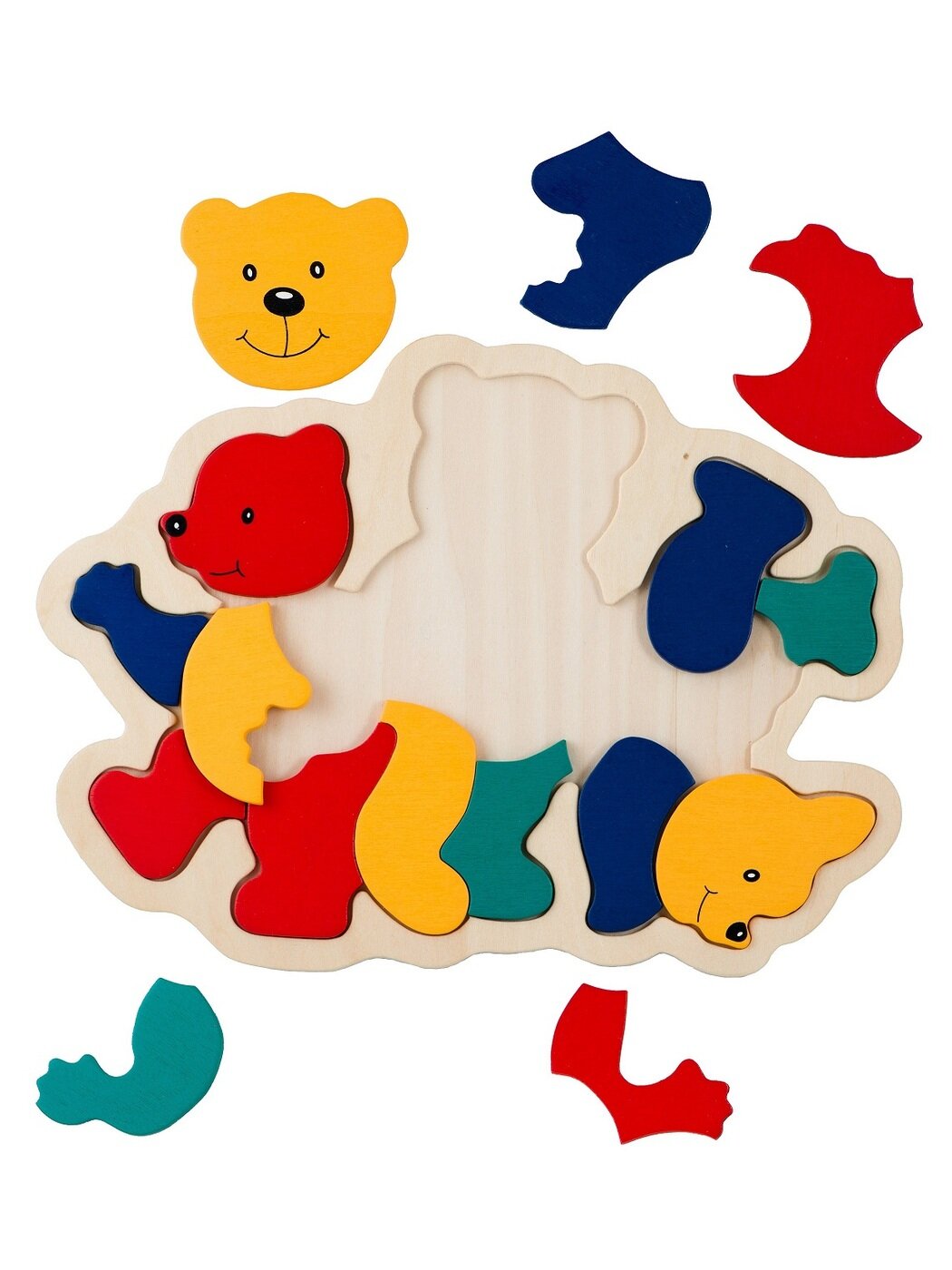 Развивающая игрушка сортер "Медведи"
